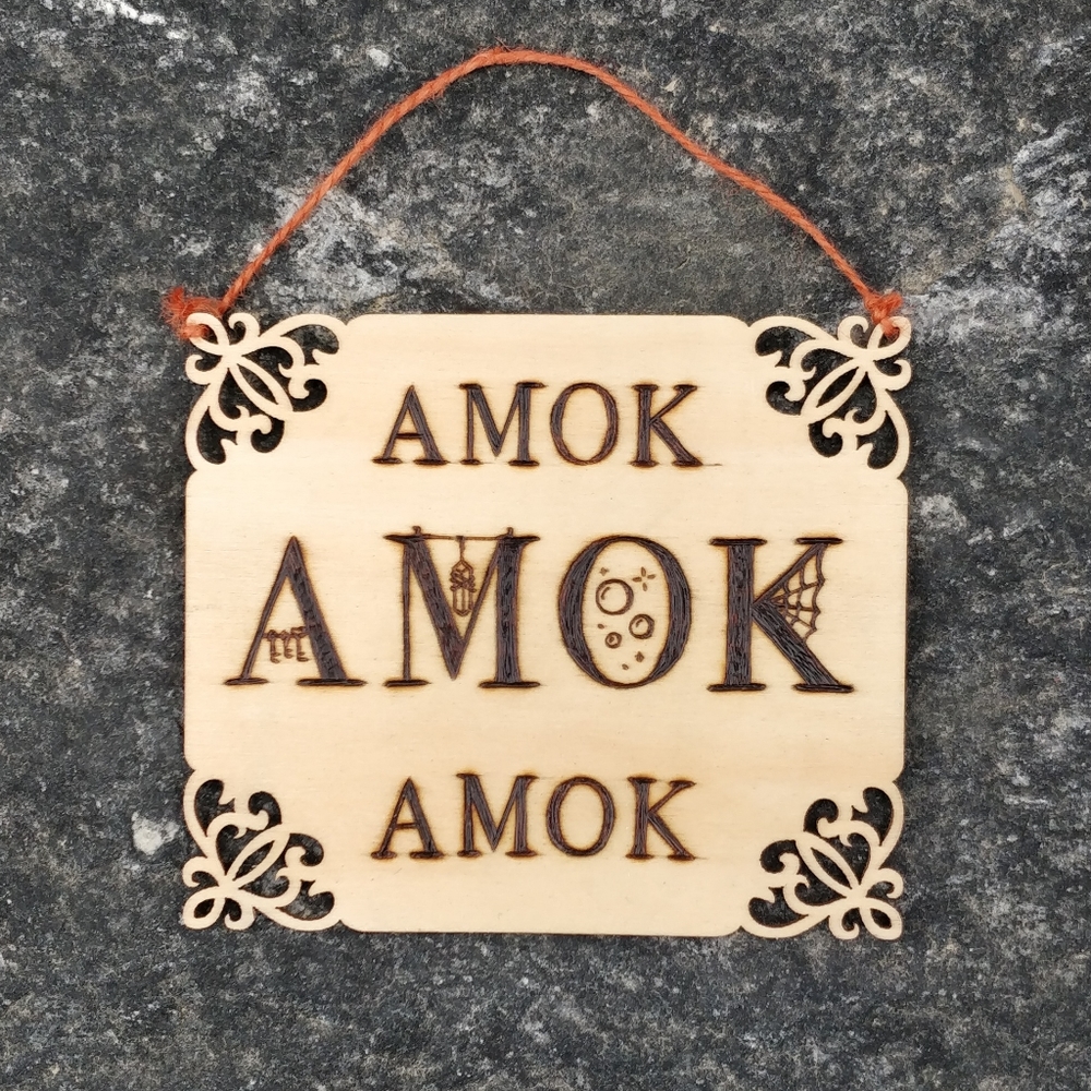 Hocus Pocus Amok sign